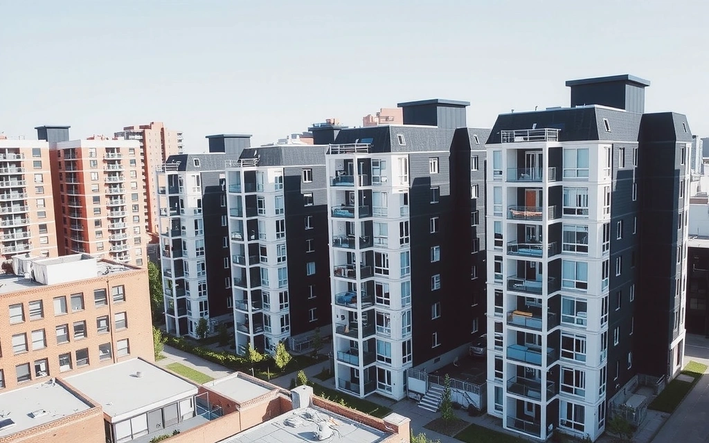 Edifici residenziali moderni