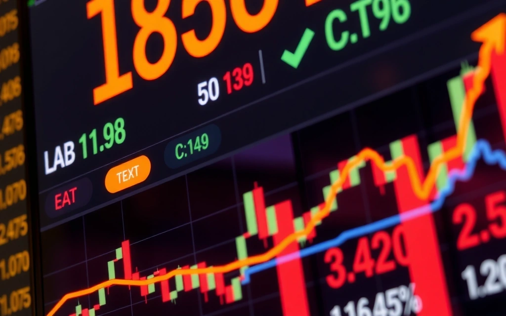 Grafico azionario in crescita